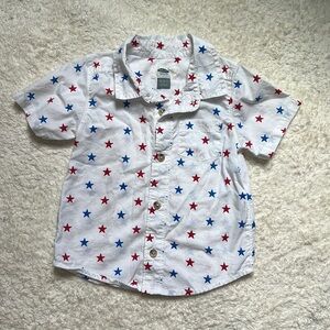 {Old Navy} Fourth of July Stars Shirt - 18-24M